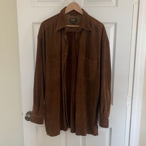 Suede Shirt Jacket